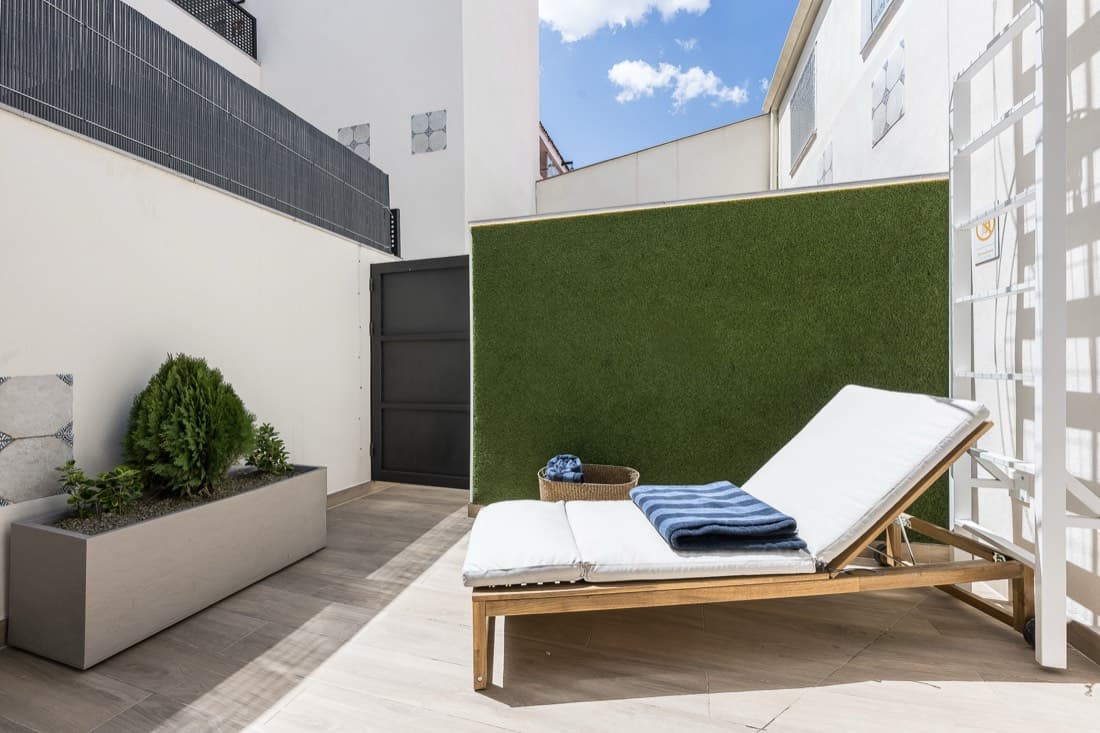 Estudio con terraza privada